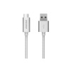 Kábel AVACOM TPC-100S USB - USB Type-C, 100cm, strieborná Kábel AVACOM TPC-100S USB - USB Type-C, 100cm, strieborná