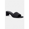 Calvin Klein šľapky na podpätku dámske BLOCK HEEL SANDAL AOP HW0HW03016 čierna EUR 36 Calvin Klein šľapky na podpätku dámske BLOCK HEEL SANDAL AOP HW0HW03016 čierna EUR 36