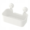 IKEA TISKEN kôš s prísavkami biely do kúpeľne IKEA TISKEN kôš s prísavkami biely do kúpeľne