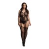 Le Désir Fishnet and Lace Suspender Bodystocking Le Désir Fishnet and Lace Suspender Bodystocking