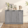 vidaXL Komoda sivý dub sonoma 90,5x30x70 cm spracované drevo vidaXL Komoda sivý dub sonoma 90,5x30x70 cm spracované drevo
