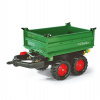 Sklápací 2osý traktorový príves Rolly Toys Mega Trailer zelený Sklápací 2osý traktorový príves Rolly Toys Mega Trailer zelený
