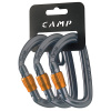 Karabína Camp Orbit Lock 3 kusy sivá Karabína Camp Orbit Lock 3 kusy sivá