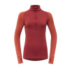 Devold Merino 235 EXPEDITION tričko se zipem dlouhý rukáv - dámské - růžová Velikost: M Devold Merino 235 EXPEDITION tričko se zipem dlouhý rukáv - dámské - růžová Velikost: M