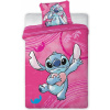 FARO Obliečky Lilo and Stitch pink Bavlna 140x200 70x90 FARO Obliečky Lilo and Stitch pink Bavlna 140x200 70x90