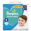 PAMPERS active baby Giant Pack 6 ExtraLarge detské plienky (13-18 kg)(inov.18) 56 ks PAMPERS active baby Giant Pack 6 ExtraLarge detské plienky (13-18 kg)(inov.18) 56 ks