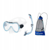 Potápačský set Aqua Speed Set Enzo + Evo, farba 02, sieťovaná taška, modrá Potápačský set Aqua Speed Set Enzo + Evo, farba 02, sieťovaná taška, modrá