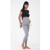 Dámske elastické materské nohavice Julie - šedá L (VIENETTA SECRET)