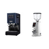 Gaggia New Classic E24 BC, blue + Eureka Atom W 65, chrome Gaggia New Classic E24 BC, blue + Eureka Atom W 65, chrome