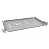 ABCtech Police Solarix UP-02-G s perforací 1U/250mm, nosnost 10kg, světle šedá, úchyt na přední lišty ABCtech Police Solarix UP-02-G s perforací 1U/250mm, nosnost 10kg, světle šedá, úchyt na přední lišty