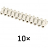 A4105 Šroubová svorkovnica 12× 2,5–4mm2, 450 V, biela, 10 ks (1 ks) A4105 Šroubová svorkovnica 12× 2,5–4mm2, 450 V, biela, 10 ks (1 ks)