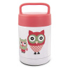 Červeno-biela detská termoska 480 ml Sova – Orion Červeno-biela detská termoska 480 ml Sova – Orion