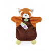 Doudou Plyšový maňuška panda červená 25 cm Doudou Plyšový maňuška panda červená 25 cm