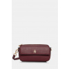 Tommy Hilfiger crossbody kabelka dámska z imitácie kože AW0AW18721 burgundské ONE SIZE Tommy Hilfiger crossbody kabelka dámska z imitácie kože AW0AW18721 burgundské ONE SIZE