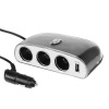 Rozdeľovač zásuvky zapaľovača 12/24V trojitý s USB pre loď/jachtu CARMOTION Rozdeľovač zásuvky zapaľovača 12/24V trojitý s USB pre loď/jachtu CARMOTION