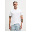 Calvin Klein Jeans polo tričko pánske s bavlnou LV04RG217G biela S Calvin Klein Jeans polo tričko pánske s bavlnou LV04RG217G biela S