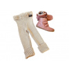 Fusakle Detské pletené legíny Fusakle MERINO krémové Veľkosť: 122/128 Fusakle Detské pletené legíny Fusakle MERINO krémové Veľkosť: 122/128