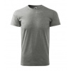 Malfini Basic pánske tričko, tmavosivý melír - 5XL Malfini Basic pánske tričko, tmavosivý melír - 5XL