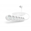 CONNECT IT prodlužovací kabel 230 V, 6 zásuvek, 5 m, bez vypínače (bílý) CI-1312 Connect IT CONNECT IT prodlužovací kabel 230 V, 6 zásuvek, 5 m, bez vypínače (bílý) CI-1312 Connect IT