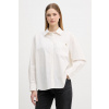 Calvin Klein Jeans košeľa dámska bavlnená LV047F103G béžová L Calvin Klein Jeans košeľa dámska bavlnená LV047F103G béžová L