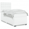Box spring postel s matrací bílá 90x190 cm umělá kůže Bílá 3293001 Box spring postel s matrací bílá 90x190 cm umělá kůže Bílá 3293001