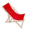 Záhradné lehátko klasik - červené Záhradné lehátko klasik - červené