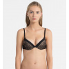 Podprsenka push-up QF1941E čierna - Calvin Klein 70D černá Podprsenka push-up QF1941E čierna - Calvin Klein 70D černá