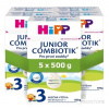 HiPP 3 JUNIOR COMBIOTIK (inov.2025) mliečna výživa pre batoľatá (od 1 roka) 5x500 g Hipp Beteiligungs AG HiPP 3 JUNIOR COMBIOTIK (inov.2025) mliečna výživa pre batoľatá (od 1 roka) 5x500 g Hipp Beteiligungs AG