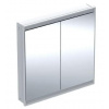 Geberit ONE - Zrkadlová skrinka s LED osvetlením, 90x90x15 cm, 2 dvierka, vstavaná, hliník 505.803.00.1 Geberit ONE - Zrkadlová skrinka s LED osvetlením, 90x90x15 cm, 2 dvierka, vstavaná, hliník 505.803.00.1