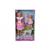 Bábiky Steffi a Evi na prechádzke so psom Simba 105733605 Cute Walk 3 roky + 29 cm Bábiky Steffi a Evi na prechádzke so psom Simba 105733605 Cute Walk 3 roky + 29 cm