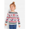 Detský sveter - Bonprix sveter 122 biely, červený, fialový, zelený (B.P.C _ZT 89B Farebný vianočný sveter _/ 122) Detský sveter - Bonprix sveter 122 biely, červený, fialový, zelený (B.P.C _ZT 89B Farebný vianočný sveter _/ 122)