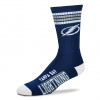 For Bare Feet Detské Ponožky Tampa Bay Lightning NHL 4 Stripes Crew For Bare Feet Detské Ponožky Tampa Bay Lightning NHL 4 Stripes Crew