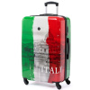Cestovný kufor BERTOO Italy - zelená/biela/červená XXL Cestovný kufor BERTOO Italy - zelená/biela/červená XXL