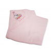 Kojenecká jednofarebná osuška slon a psík Farba: Svetloružová, Veľkosť: 78*100 Kojenecká jednofarebná osuška slon a psík Farba: Svetloružová, Veľkosť: 78*100