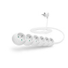 CONNECT IT prodlužovací kabel 230 V, 6 zásuvek, 3 m, bez vypínače (bílý) CI-1313 Connect IT CONNECT IT prodlužovací kabel 230 V, 6 zásuvek, 3 m, bez vypínače (bílý) CI-1313 Connect IT