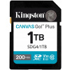Pamäťová Karta KINGSTON 1TB SDXC Canvas Go Plus Gen4 U3 V30 200MB/s Pamäťová Karta KINGSTON 1TB SDXC Canvas Go Plus Gen4 U3 V30 200MB/s