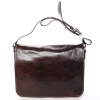 Pánska kožená crossbody kabelka hnedá - Delami Mohex hnedá Pánska kožená crossbody kabelka hnedá - Delami Mohex hnedá