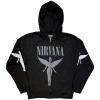 Mikina na zips Nirvana - In Utero Mono, Unisex,Šedá,L Mikina na zips Nirvana - In Utero Mono, Unisex,Šedá,L