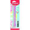 Ołówek z gumką Maped Blackpeps Pastel HB 3 sztuki blister Ołówek z gumką Maped Blackpeps Pastel HB 3 sztuki blister
