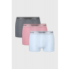 Calvin Klein 3PACK Bavlnené boxerky Calvin Klein Icon Cotton Stretch Metalic modrá-ružová S Calvin Klein 3PACK Bavlnené boxerky Calvin Klein Icon Cotton Stretch Metalic modrá-ružová S