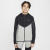 Nike Sportswear Tech Fleece Full-Zip Hoodie Juniors Black/Grey 7-8 rokov Nike Sportswear Tech Fleece Full-Zip Hoodie Juniors Black/Grey 7-8 rokov