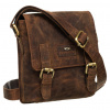 Pánska kožená taška Peterson PTN 996-S-NSH hnedá 18,5 x 20 x 5,5 cm Pánska kožená taška Peterson PTN 996-S-NSH hnedá 18,5 x 20 x 5,5 cm