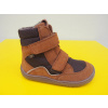 Detské kožené zimné topánky G3160247-4 cognac BAREFOOT s MEMBRÁNOU Detské kožené zimné topánky G3160247-4 cognac BAREFOOT s MEMBRÁNOU