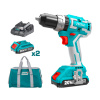 TOTAL-TOOLS TIDLI20608 Vrtací šroubovák aku s příklepem, Brushless, 2000mAh, industrial TOTAL-TOOLS TIDLI20608 Vrtací šroubovák aku s příklepem, Brushless, 2000mAh, industrial