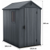 KETER DARWIN 4 x 6 záhradný domček, 125,8 x 184,5 x 205 cm, sivý 17209417 KETER DARWIN 4 x 6 záhradný domček, 125,8 x 184,5 x 205 cm, sivý 17209417