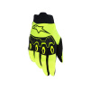 Motokrosové rukavice ALPINESTARS FULL BORE V2, žltočierne M Motokrosové rukavice ALPINESTARS FULL BORE V2, žltočierne M