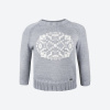 KAMA 1014 Detský merino sveter, šedá Veľkosť: S KAMA 1014 Detský merino sveter, šedá Veľkosť: S
