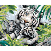 ZUTY Maľovanie podľa čísel - BIELY TIGER A DVE MLÁĎATÁ (HOWARD ROBINSON) Rámovanie: vypnuté plátno na rám, Rozmer: 40x50 cm ZUTY Maľovanie podľa čísel - BIELY TIGER A DVE MLÁĎATÁ (HOWARD ROBINSON) Rámovanie: vypnuté plátno na rám, Rozmer: 40x50 cm