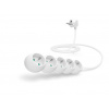 CONNECT IT prodlužovací kabel 230 V, 5 zásuvek, 2 m, bez vypínače (bílý) CI-1317 Connect IT CONNECT IT prodlužovací kabel 230 V, 5 zásuvek, 2 m, bez vypínače (bílý) CI-1317 Connect IT