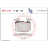 BREMBO Sada brzdových platničiek kotúčovej brzdy BREMBO P 50 159 BREMBO Sada brzdových platničiek kotúčovej brzdy BREMBO P 50 159
